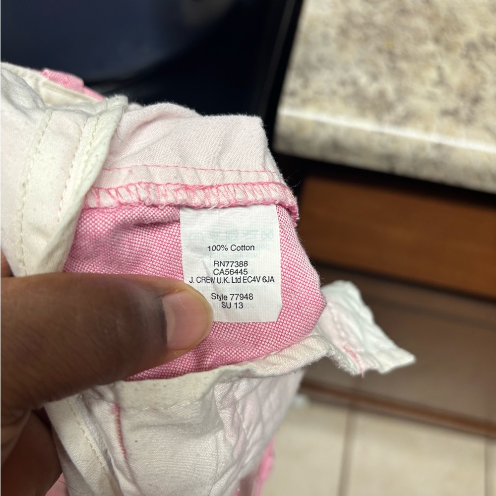 J. Crew City Fit Shorts pink women's size 2 - Picture 4 of 6